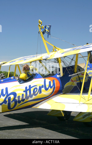 L'équipe de démonstration de papillon tout à Biggin Hill International Air Fair 2006 Banque D'Images