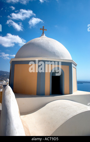 Phira Thira Santorini Grèce Banque D'Images