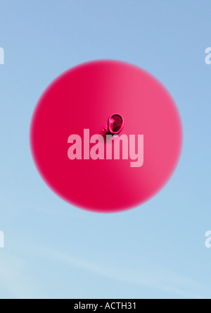 À partir de l'angle faible ballon Ballon von unten Banque D'Images