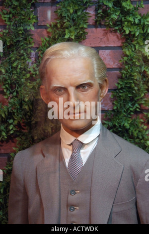 Effigie de cire Thomas Alva Edison au Royal London Wax Museum, BC, CANADA Banque D'Images