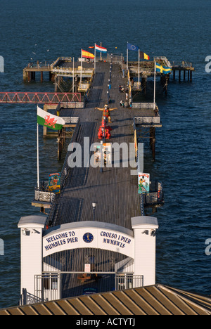 Une photo de Mumbles Pier situé sur la péninsule de Gower, près de Swansea, Pays de Galles du Sud. UK. Banque D'Images
