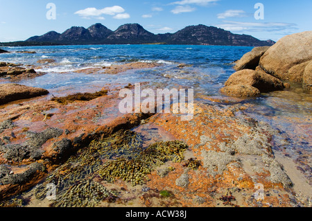 Parc national de Freycinet Tasmanie Australie Péninsule Freycinet Coles Bay Banque D'Images