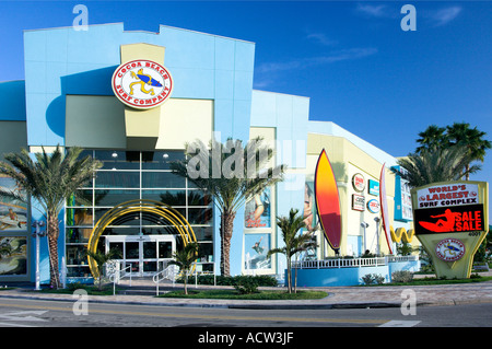 Le Cocoa Beach Surf Company store extérieur en Cocoa Beach en Floride Banque D'Images