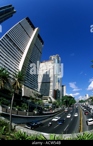 L'Avenue Bolivar dans le centre-ville de Caracas venezuela Banque D'Images