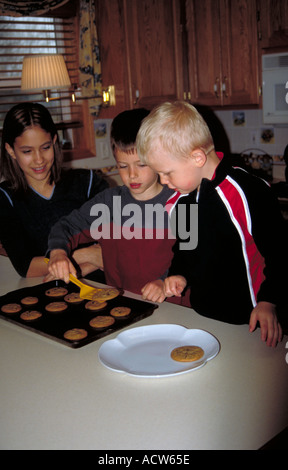 Préparez des biscuits Banque D'Images