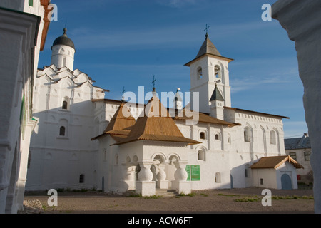 Alexander-Svirsky Monastère, Oblast de Léningrad, en Russie. Banque D'Images