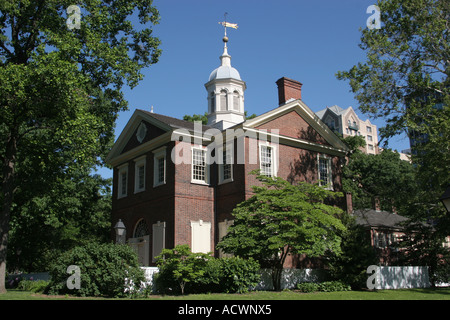 Carpenter s Hall Chestnut Street dans le vieux centre-ville de Philadelphie, en Pennsylvanie USA Banque D'Images