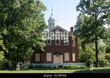 Carpenter s Hall Chestnut Street dans le vieux centre-ville de Philadelphie, en Pennsylvanie USA Banque D'Images