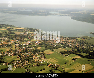 Diessen au lac Ammer, Ammersee, Allemagne, Bavaria, Diessen Banque D'Images