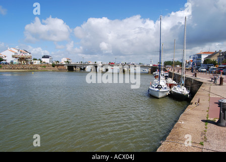 Pont entre St Gilles Croix de vie et pas de 2507 Banque D'Images