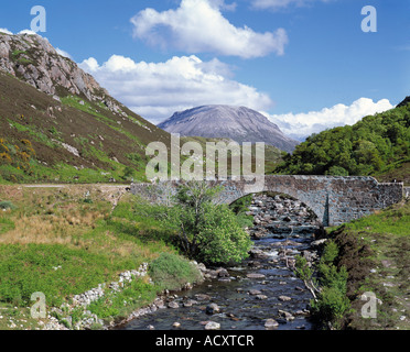 Go ECOSSE HIGHLAND RHICONICH RIVER ARKLE Banque D'Images