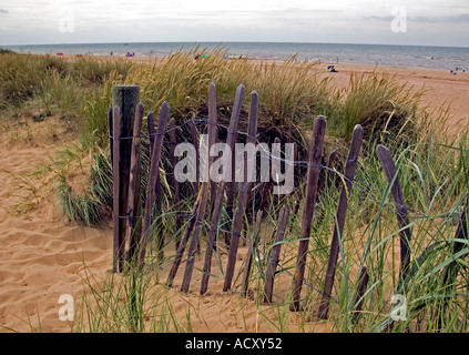 Plage de Hunstanton Norfolk East Anglia au Royaume-Uni. Banque D'Images