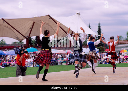 Les Scottish Highland Games célébré à Coquitlam, British Columbia Canada Banque D'Images