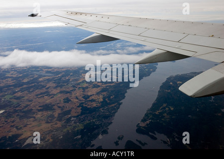 Vue depuis un avion Banque D'Images