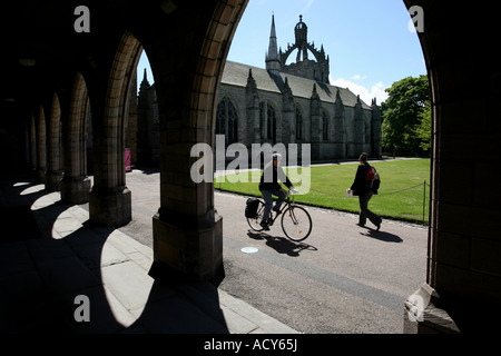 Voir d'Elphinstone Hall of King's College à l'Université d'Aberdeen, dans la ville d'Aberdeen, Écosse, Royaume-Uni Banque D'Images