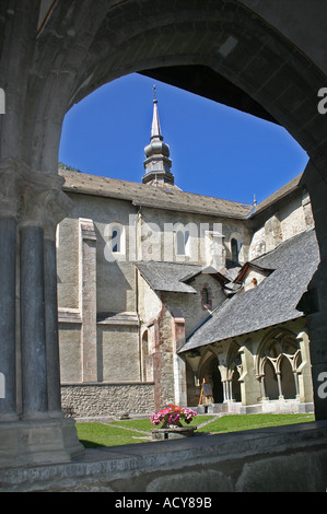 L'Abbaye à Abondance Haute Savoie France Banque D'Images