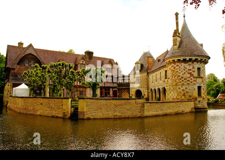 Chateau de St Germain de Livet Auge Normandie France Banque D'Images