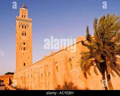 Mosquée Koutubia à Marrakech,Maroc Banque D'Images