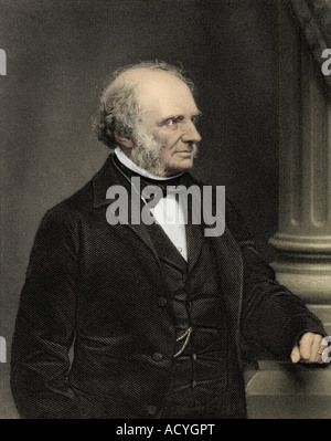 Russell, John, 18.8.1792 - 29.5.1878, politicien britannique (Whig), premier ministre 1846 - 1853, demi-longueur, gravure par Holl, 19e siècle, plus tard, de couleur n'a pas d'auteur de l'artiste pour être effacé Banque D'Images