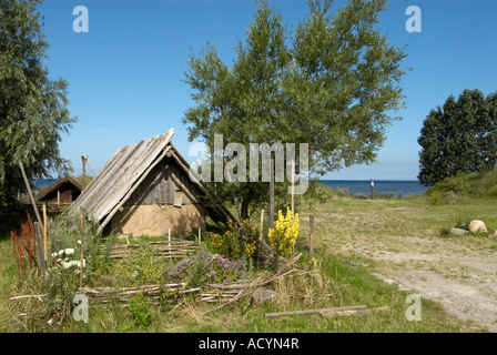 Foteviken Viking land à Skåne Banque D'Images