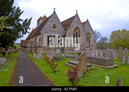 Bisham Eglise par la Tamise dans le Berkshire en Angleterre Banque D'Images