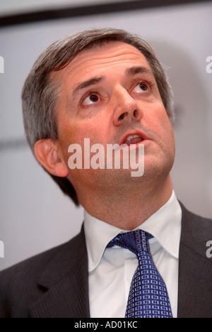 Le leadership libéral démocrate CHRIS HUHNE CONTENDER Banque D'Images