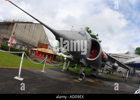 Prototype Hawker Harrier jump jet, maintenant à Brooklands Museum Banque D'Images