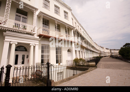 Angleterre Bristol Clifton Royal Crescent York terrasse de maisons géorgiennes élégant Banque D'Images