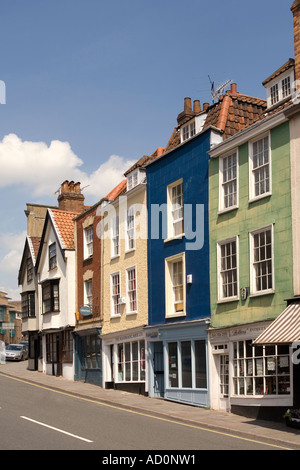 Angleterre Bristol Rue ancienne jettied Colston près de bâtiments haut de marches de Noël Banque D'Images