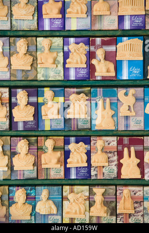 Aimants de réfrigérateur, Hania, Province de La Canée, Crète, Grèce Banque D'Images