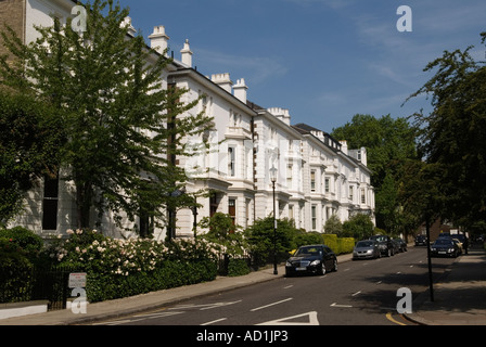 Phillimore Gardens London W8, Royal Borough of Kensington et Chelsea, Londres W8. Angleterre années 2006 2000 Royaume-Uni HOMER SYKES Banque D'Images