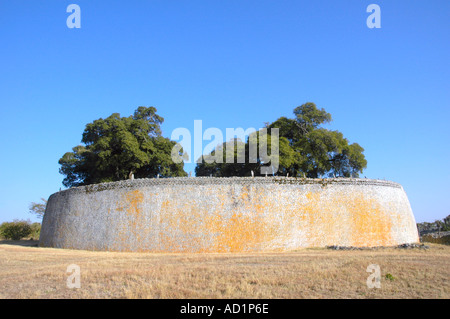 Ruines du Grand Zimbabwe un site du patrimoine mondial en Afrique Banque D'Images