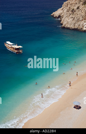 Près de la plage de Kaputas Kas Antalya, Turquie. Banque D'Images
