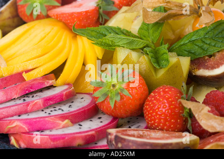 Sélection de fruits Banque D'Images