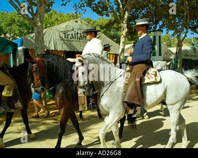 Des scènes du festival de San Miiguel dans Arco de la Frontera, Andalousie, Espagne Banque D'Images