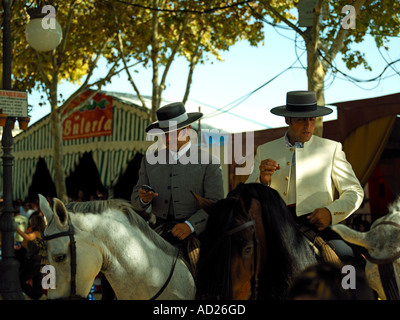 Des scènes du festival de San Miiguel dans Arco de la Frontera, Andalousie, Espagne Banque D'Images