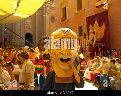 Des scènes de la fête de Corpus Christi et procession à Grenade, Andalousie, Espagne Banque D'Images