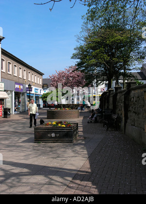 La rue de l'église Poulton le Fylde Banque D'Images