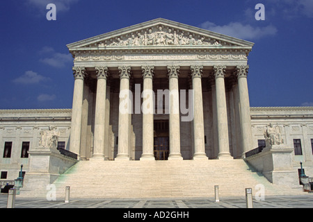 Bâtiment de la Cour suprême des États-Unis, Washington, DC, USA Banque D'Images