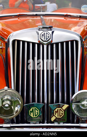 Voiture de sport Mg Grill Banque D'Images