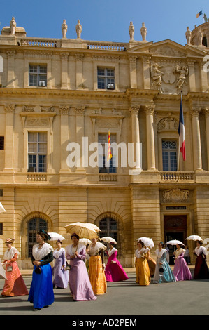 Fete du costume - Provence - Arles - France Banque D'Images