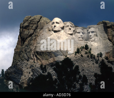 Monument National du Mont Rushmore dans les Black Hills dans la partie ouest du Dakota du Sud Banque D'Images