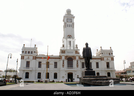 Le phare Faro Carranza à Veracruz, Mexique Banque D'Images