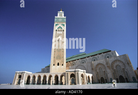 La Mosquée Hassan II à Casablanca, Maroc Banque D'Images