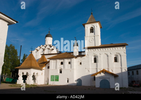 Alexander-Svirsky Monastère, Oblast de Léningrad, en Russie. Banque D'Images