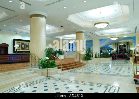 Hall, JW Marriott Grand Hotel, Bucarest, Roumanie Banque D'Images