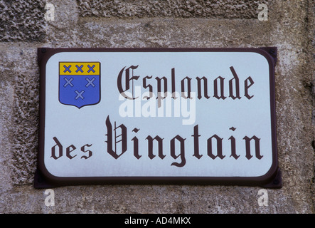 Inscrivez-Esplanade des Vingtain Chatillon d'Azergues Rhone-Alpes France Europe Banque D'Images