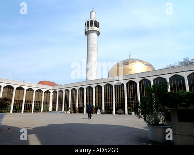 Regents Park Londres Angleterre London Central Mosque Courtyard de l'extérieur Banque D'Images