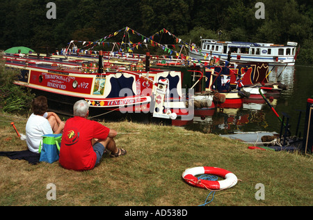 L'Association nationale et les voies navigables Beale Park près de Reading Festival 2003 Banque D'Images