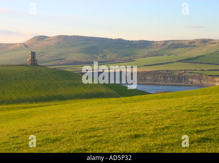 Clavels Kimmeridge Tour Dorset Banque D'Images